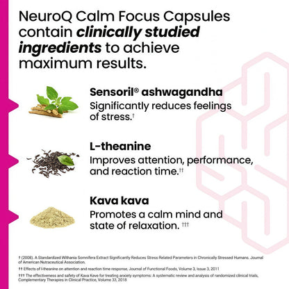 NeuroQ Calm Focus Capsules